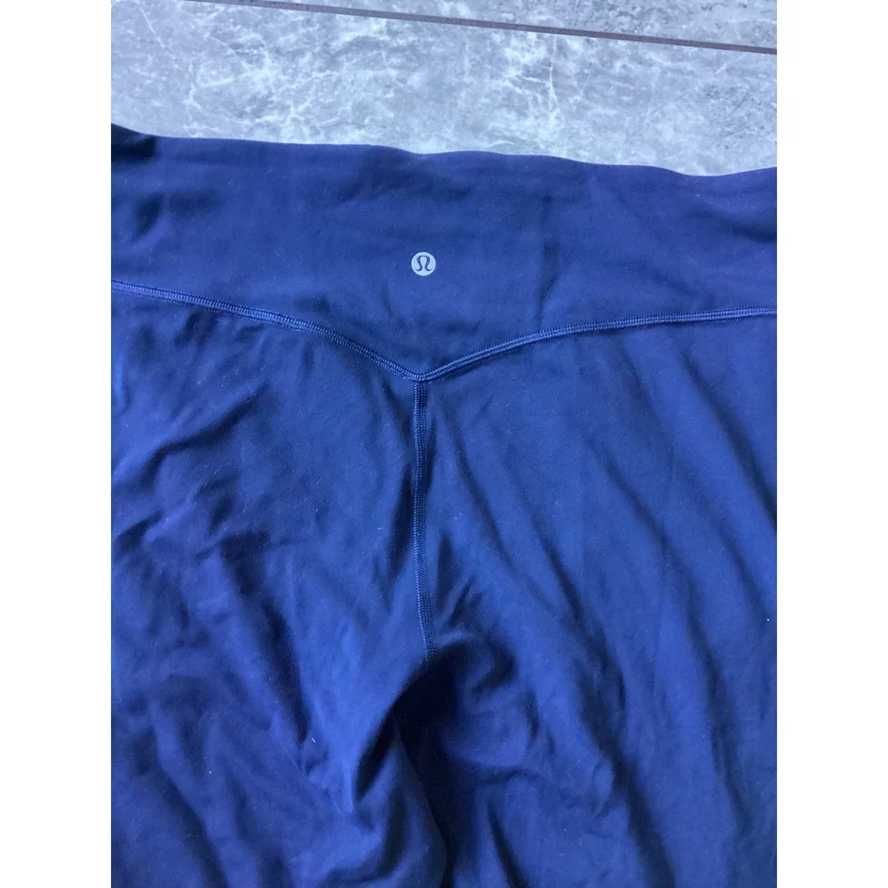 Lululemon Align Jogger 28 Navy Blue Nulu Yoga Pants LW5CQ2S Size 14 - Picture 4 of 8
